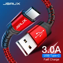 JSAUX usb type C кабель для USB C кабель для мобильного телефона Быстрая зарядка type C кабель для samsung S8 S9 Xiaomi Redmi Note7 Mi9