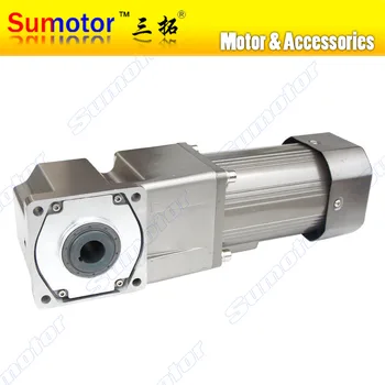 

300W AC 220-240V 50/60HZ low speed Right angle 90 degrees Electric geared reducer motor CW CCW conveyer adjustable speed control