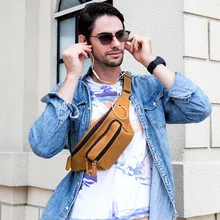 Новинка, сумки через плечо из натуральной кожи, Мужская нагрудная сумка для короткой поездки, мужская сумка-мессенджеры из воловьей кожи, Горячая Летняя сумка на плечо для путешествий