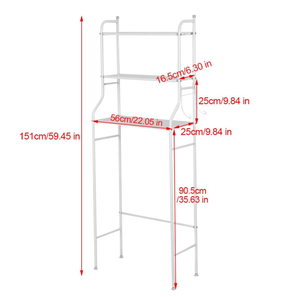3-многоярусный Железный туалет вешалка для полотенца Держатель над ванной полка органайзер для кухни кабинет