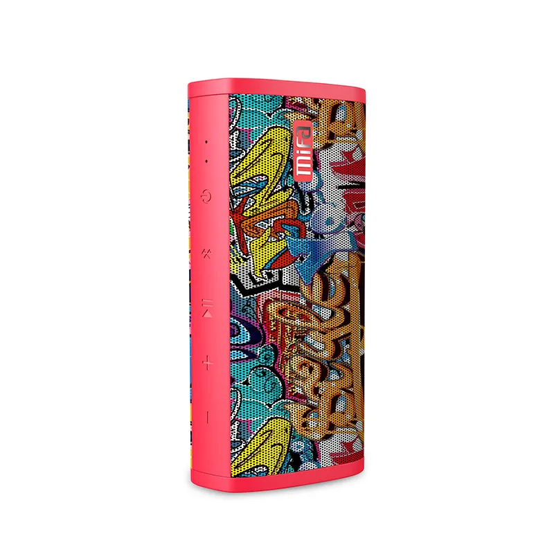 Bluetooth стереоколонка MIFA Red Graffiti уличная портативная колонка с рок звучанием и