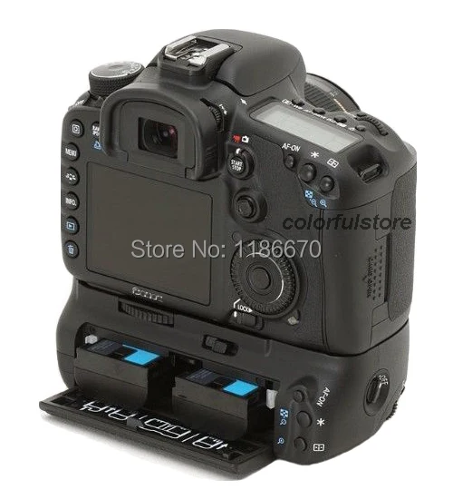 

Battery Hand Handle Grip Holder Pack 2-Step Vertical Power Shutter For Canon EOS 7D DSLR SLR Camera replace of BG-E7 +2 x LP-E6