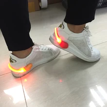 СВЕТОДИОДНЫЙ Красочный Светодиодный светильник/вспышка/светильник для обуви с зажимом для ночной безопасности, уличный светильник для бега, велоспорта, прогулок, игрушки светится в темноте