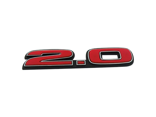 

Auto car Black Red 2.0 for Civic FD2 Type R Emblem Badge Sticker