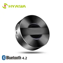 HYASIA Mini Беспроводная Bluetooth, колонка Bluetooth 4,2 переносной стереомикрофон компьютерное радио AUX музыкальный громкоговоритель акустики