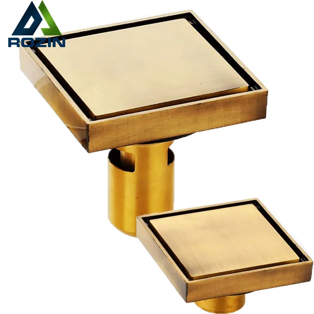 Best Quality Br Antique Bathroom Floor Drain Square 4 Tile Best Quality Br Antique Bathroom Floor Drain Square 4 Tile Insert Waste Grates
