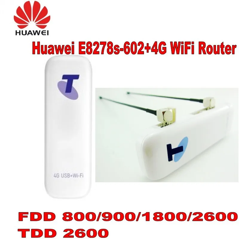 Wi Fi Модем Huawei e8278s 150 Мбит/с Cat4 безвоздушная карта LTE plus 2 шт. 4g антенна|4g wingle|huawei lte 4g4g