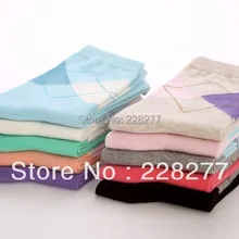 С завода, дешево и хорошее качество, 40 шт. = 20 пар конфеты Цвета хлопок Женская мода Носки для девочек