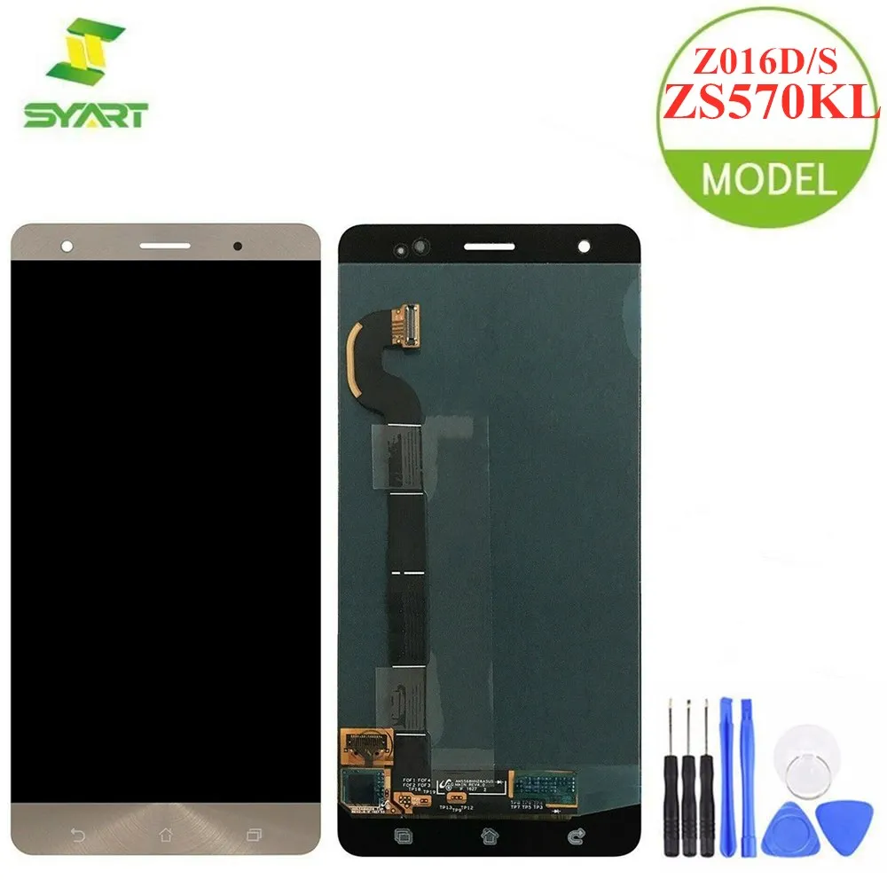 Для ASUS ZenFone 3 Deluxe ZS570KL ЖК дисплей с сенсорным экраном Экран дигитайзер для сборки