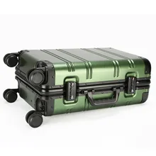 20 дюймов Алюминий-магниевого сплава прокатки багажа Спиннер бренд путешествия чемодан