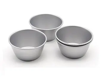 

Pack of 8 Individual Molds/ Chocolate Molten Pans/ Pudding Cups/ Raspberry Souffle Pot Pie Darioles Ramekins/ Brownies Tumblers