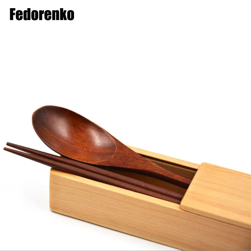 

10 Pcs / Lot Handmade wooden Tableware organizer box for spoons chopsticks forks Creative solid wood Dinnerware storage boxes