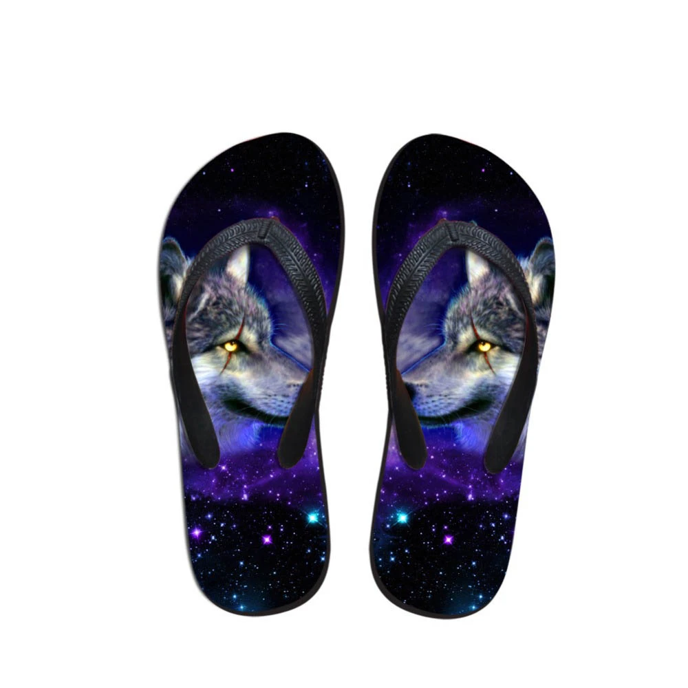 wolf slippers