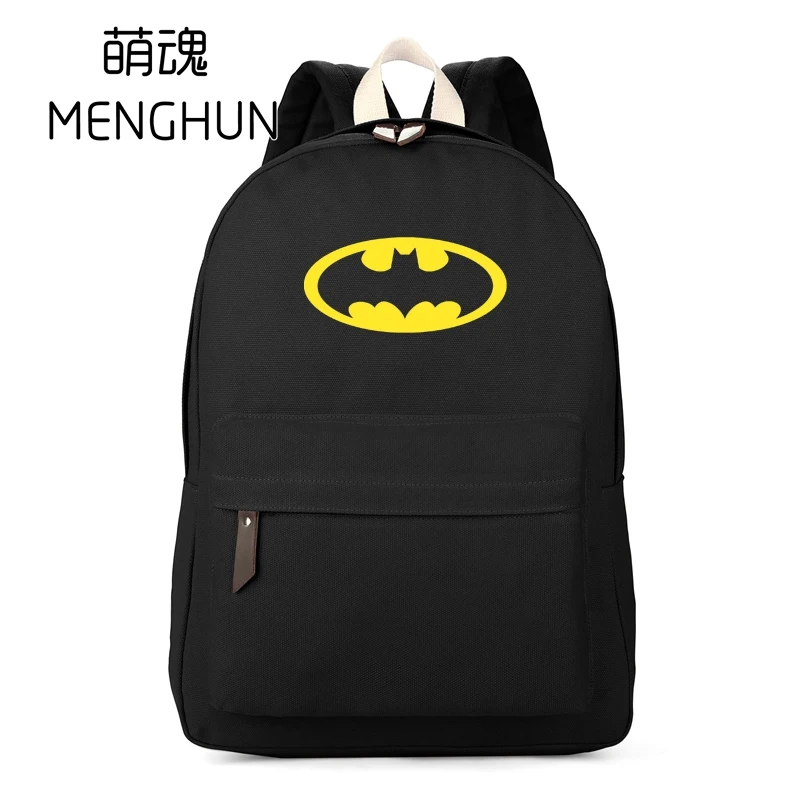 

high quality movie game backpacks Batman movie fans gift canvas durable backpack student schoolbags NB308