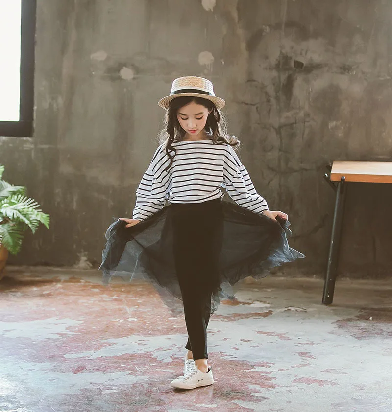 Teenage T Shirts Kids Spring Autumn Long Sleeve T-Shirts For Girl Baby White Striped Cotton Tees Tops 2019 New Chilren Clothing 4 5 6 7 8 9 10 11 12 13 14 15 16 17 years little big  fashion girls  clothes (6).jpg