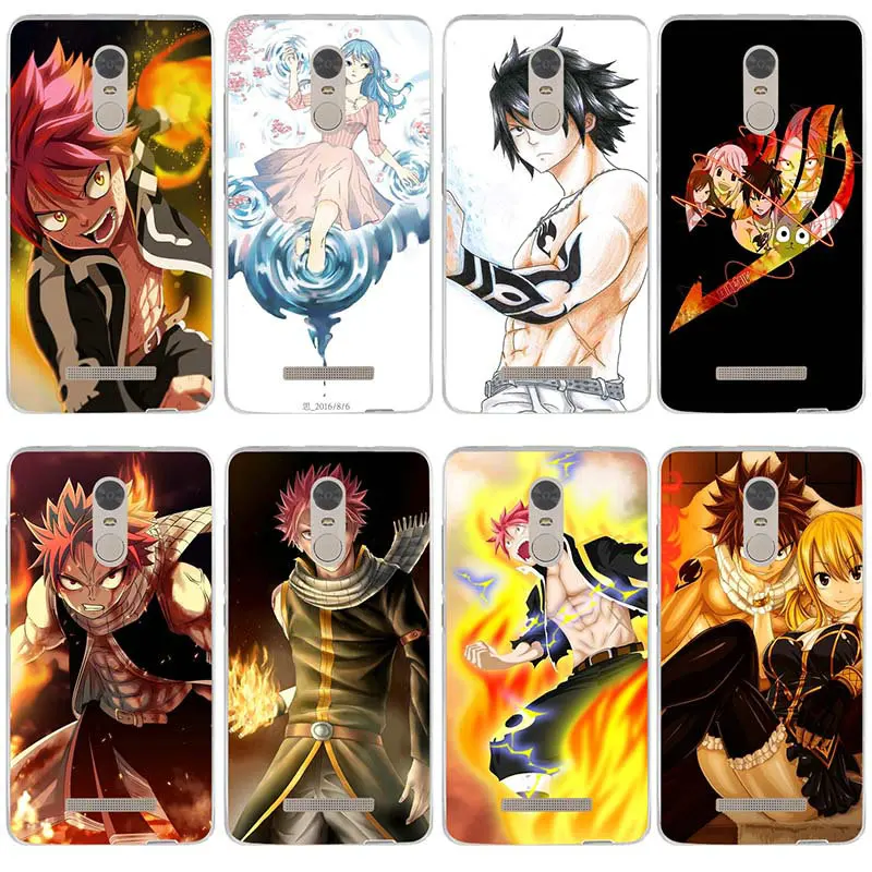 

Soft TPU Phone Case Cover for Xiaomi Redmi Mi Note 2 3 3S 4X 4A 6 5 5S 5A 6 8 A1 Pro Plus Shell Bags Fairy Tail