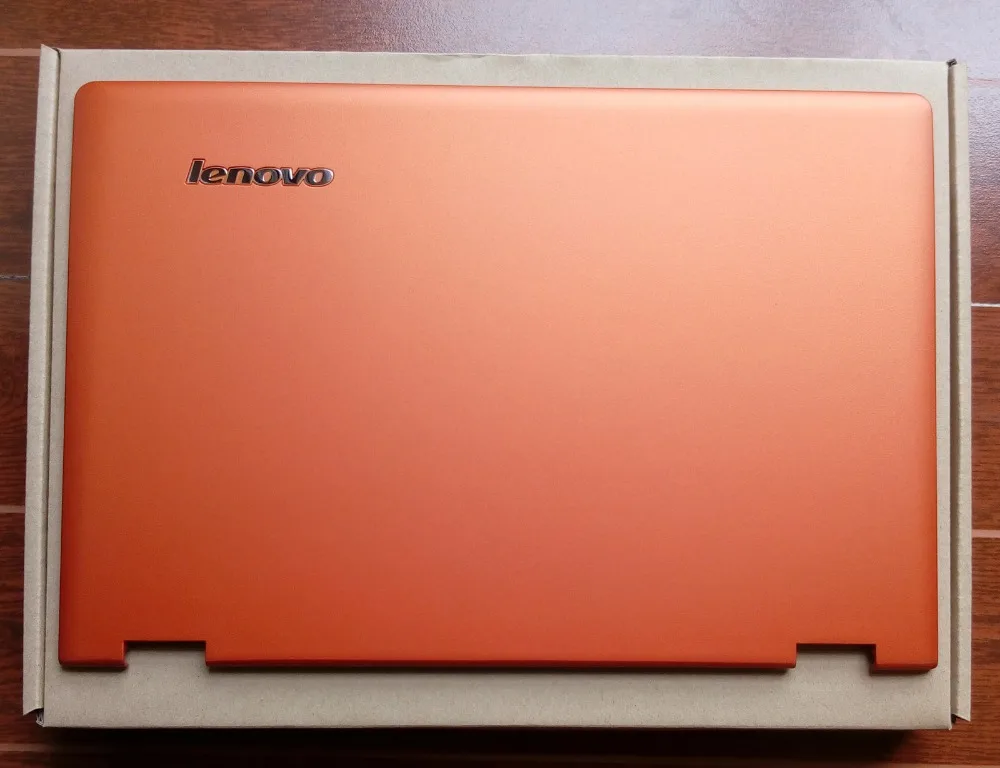 / lenovo Ideapad Yoga 13 ЖК задняя крышка оранжевый 11S30500200 с логотипом