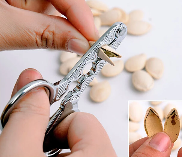 

Creative Nuts Sheller Nuts Seeds Melon Peeling Clamp Pliers Wipe Melon Seeds Off Tool Peanuts Pistachio Sunflower Seeds Peeler