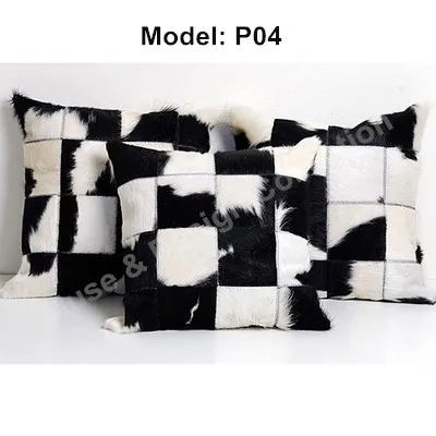 Cowhide Rug pillow P04