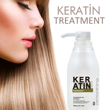 PURC Traitement Kératine Brésilienne défrisage 8% formol 300 ml Éliminer les frisottis et faire brillant et lisse cheveux traitement