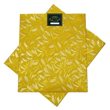 Нигерийский геле головной убор Африканский SEGO головной убор 2 шт./компл. высокое качество используется для Вечерние Желтый SL-1511