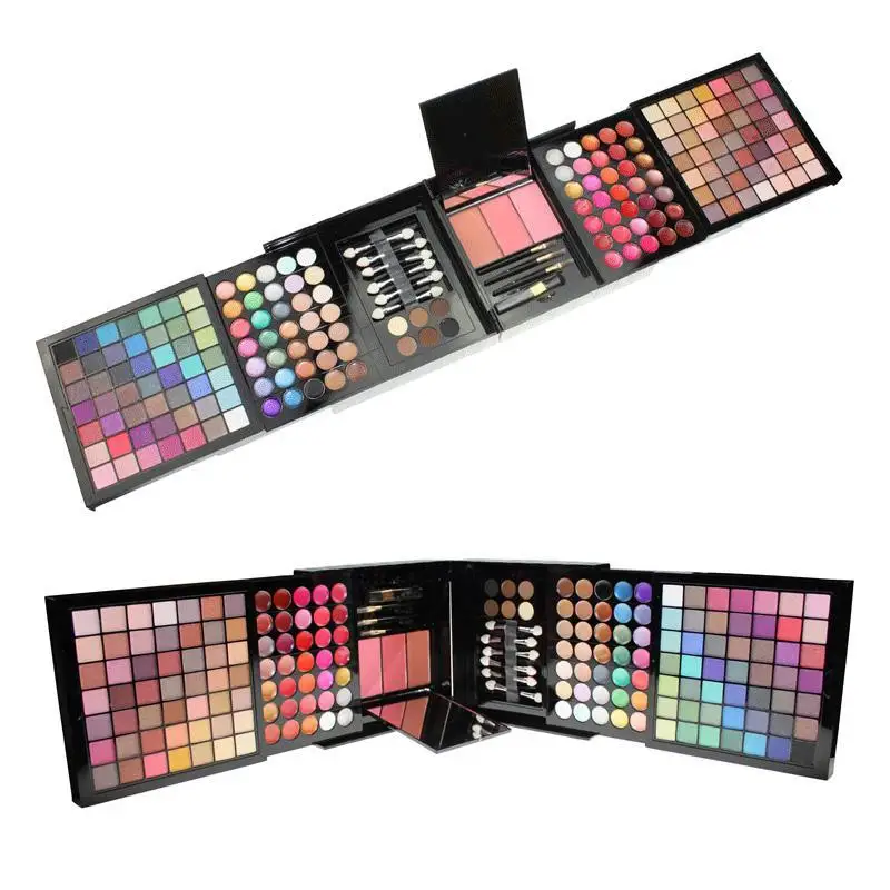 

177 Colors Multi-function Eyeshadow Portable Blusher Lip Gloss Concealer Brow Shader Makeup Set Value kit for Women