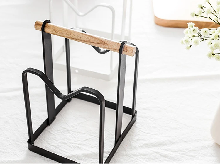 Iron-Cutting-Board-Holder-Cucina-Kitchen-Functional-Pot-Lid-Storage-Rack-Drainer-Rangement-Cuisine-Home-Organization-Supplies-011