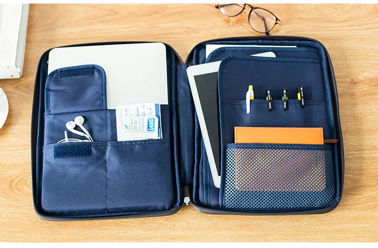 impermeável oxford pano organizado tote para notebooks