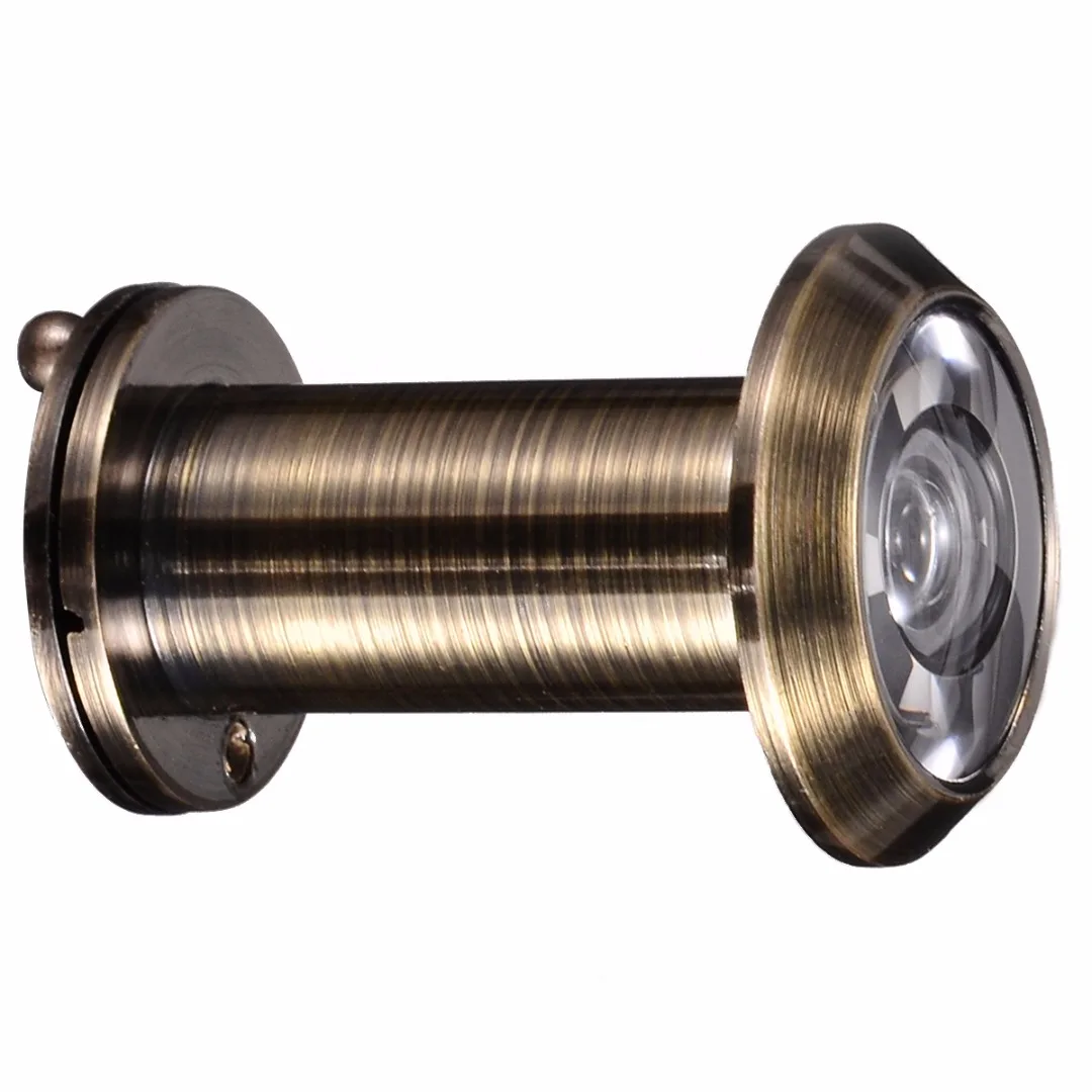 Universal Door Eye Viewer Hidden Pinhole 200 Degree Adjustable Glass Lens Peephole Security Door Hardware