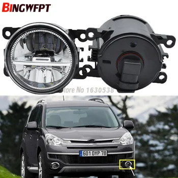 

2pcs/Left + Right white LED Fog Lights For Citroen C-Crosser EP 2007-2013 Fog Lamp Assembly H11 12V