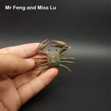 Новинка Краб Подарок На Хэллоуин с подвохом смешной ложкой модель игрушки малыш