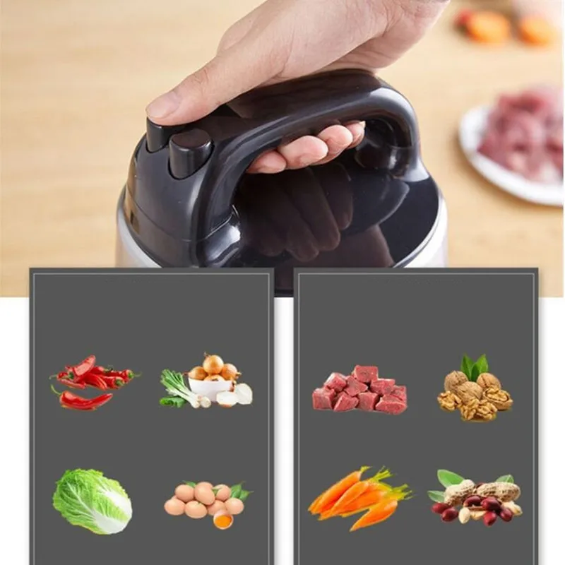 US $115.20 220V Multifunction Commercial Electric Meat Grinder 6L Stainless Steel Shell Automatic Electric Vegetable Meat Crusher Machine