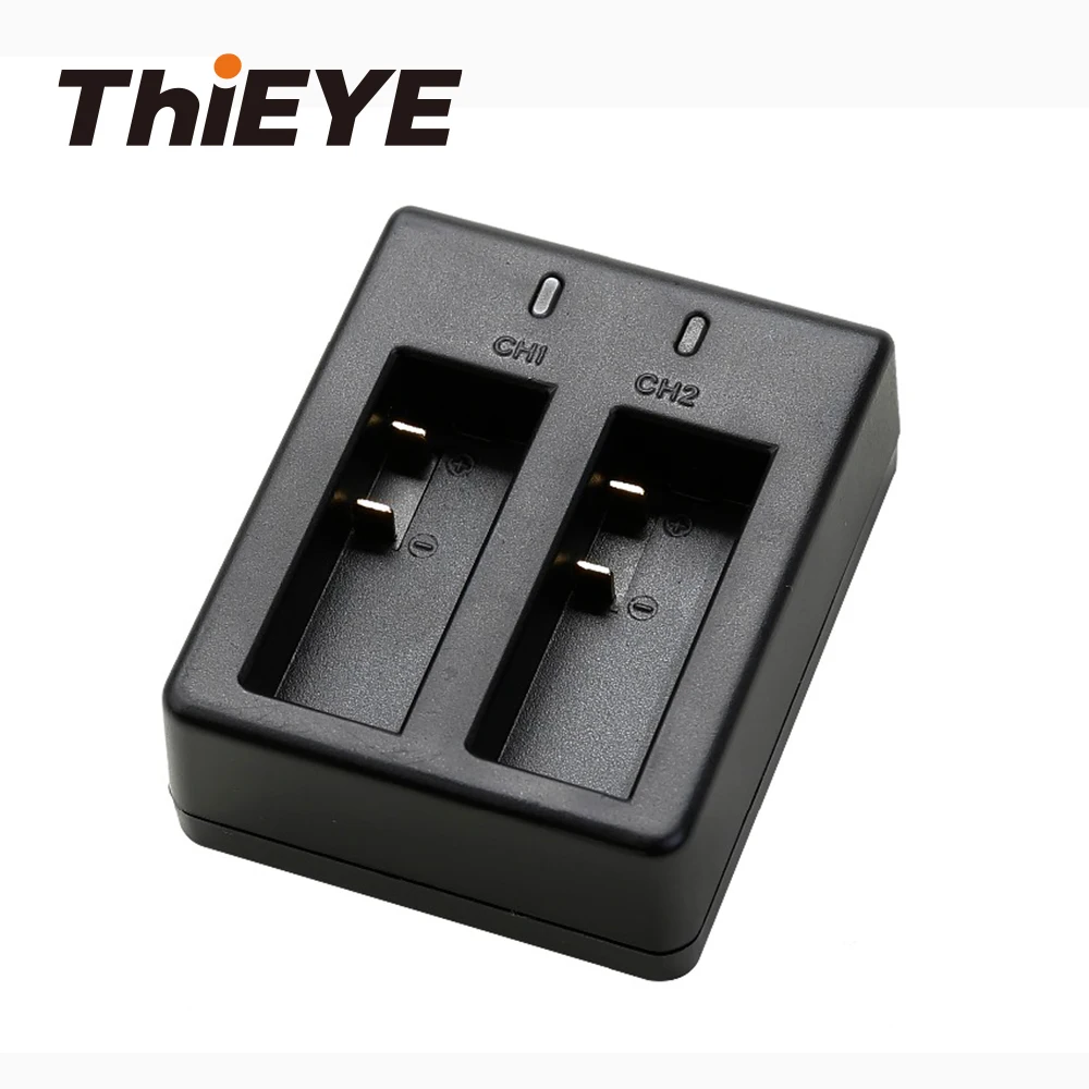 

ThiEYE Two 1050mAh Rechargeable Battery and One Charger for i20 / i30+ / i60+ Sport Camera Action Accessories
