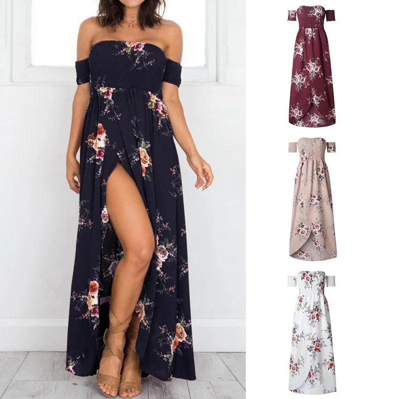 off the shoulder sundress plus size