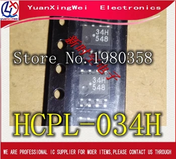 

Free shipping 10pcs/lot HP34H A34H HCPL-034H optocoupler SMD SOP-8 new original in stock Tit