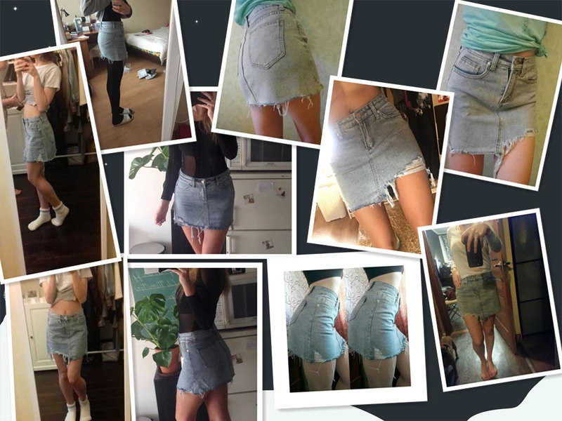 Denim skirt