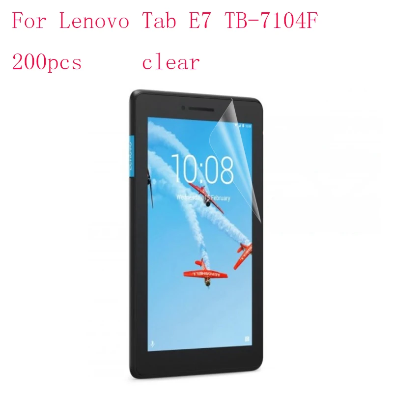 

Transparent Lcd Screen Protector Film for Lenovo Tab E7 TB-7104F explosion-proof membrane without retail packing 200pcs/lot