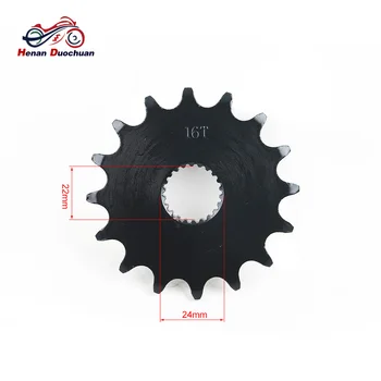 

Motorcycle Parts 16T Front Sprocket For Aprilia 125 F650 Small Gear Fit 520 Chain Sprocket Motorcycle Chain Part dia 24mm #T
