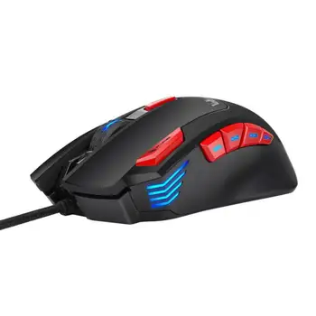 

USB Wired Gaming Mouse 9 Buttons 6000DPI Optical Macros set Mouse Desktop Moouse Backlit For game player