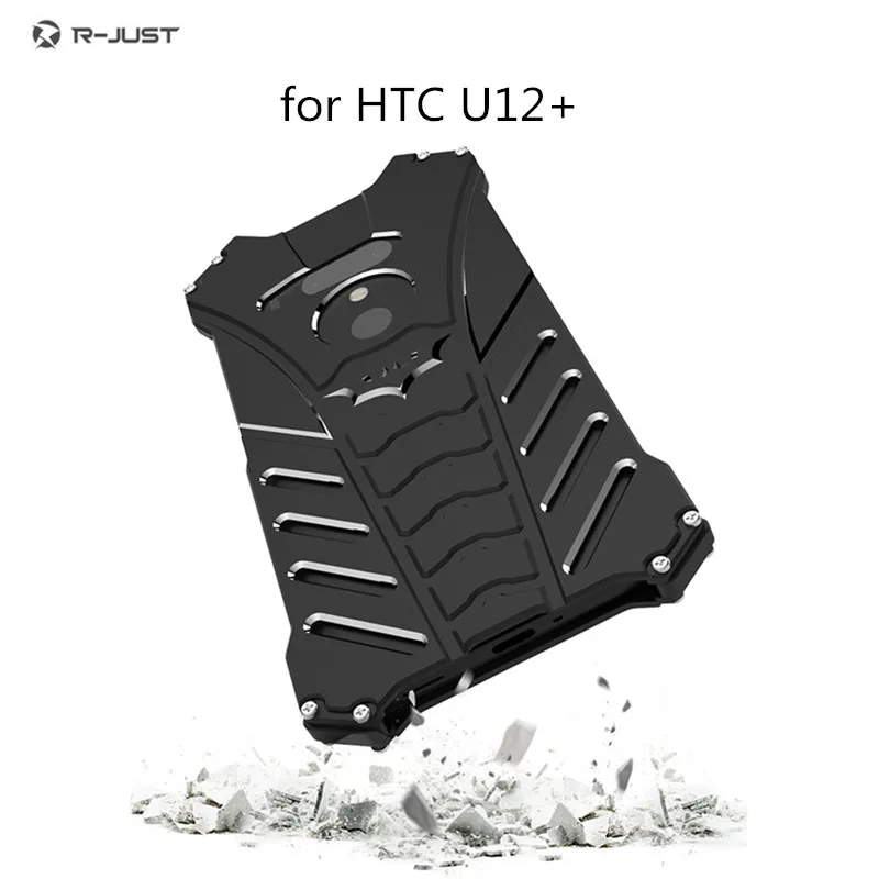 

R-JUST Metal phone case for HTC U12 Plus htc u12+ aluminum Shockproof Drop-proof Cover Armor anti-knock phone cases