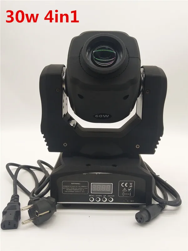 Горячая 30 Вт 4в1 мини движущийся головной свет DMX512 сценический живой мобильный