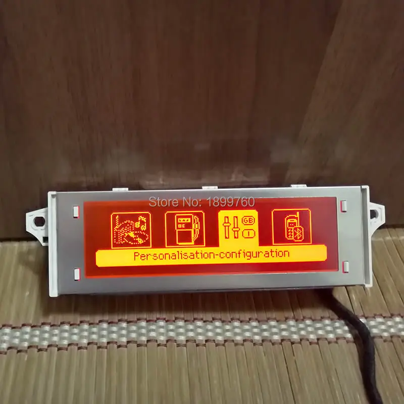 (Красный) оригинальный завод 12pin экран Поддержка USB/Bluetooth дисплей красный монитор