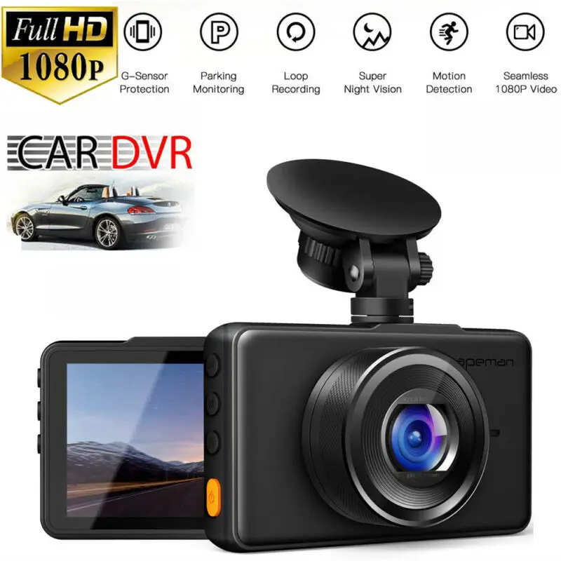 

2019 LCD HD Car Camera DVR Video Recorder Vehicle Camcorder Dash Cam Driving DVR