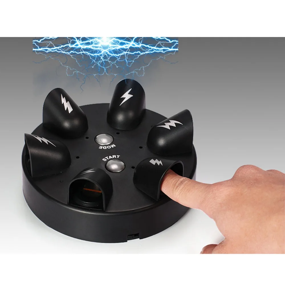 Tricky Funny Adjustable Adult Kids Polygraph Test Micro Electric Shock Lie Detector Shocking Liar Truth Party Game Consoles Toy | Игрушки и