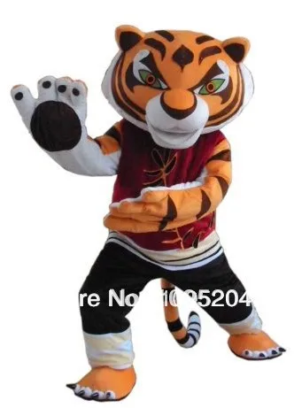 

Adult Kung Fu Panda's Kung Fu Tiger Mascot Costume Kung Fu Tiger Mascot Costume free shipping