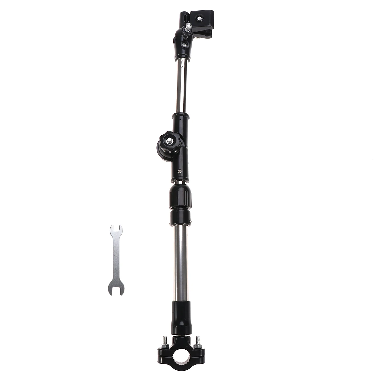 

Outdoor Angle Adjustable Extendable Umbrella Holder Bracket Mount for Stroller Electric Bicycle Walker Wheel Chair Bike