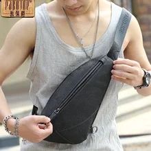 

100% cow leather Chest pack Pabojoe brand new 2018 Men Messenger Bag genuine leather Shoulder Bag free shipping