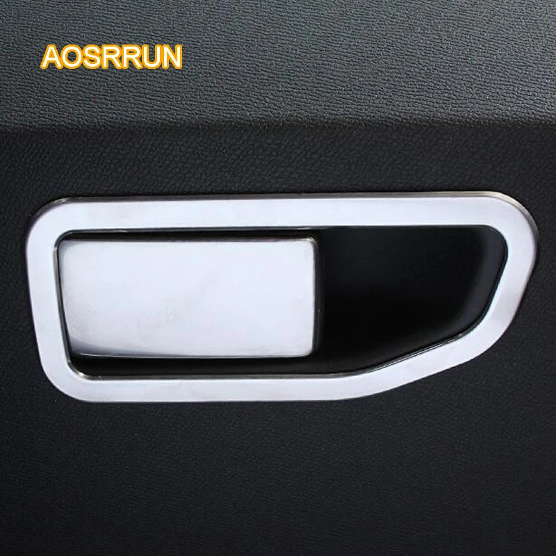 AOSRRUN Stainless steel glove box sparkles glove box handle piece