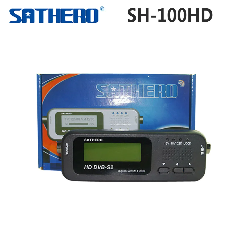 [Genuine] Sathero SH-100HD DVB-S DVB-S2 Pocket digital signal satellite finder LCD Screen Support QPSK 8PSK satelite meter SH100