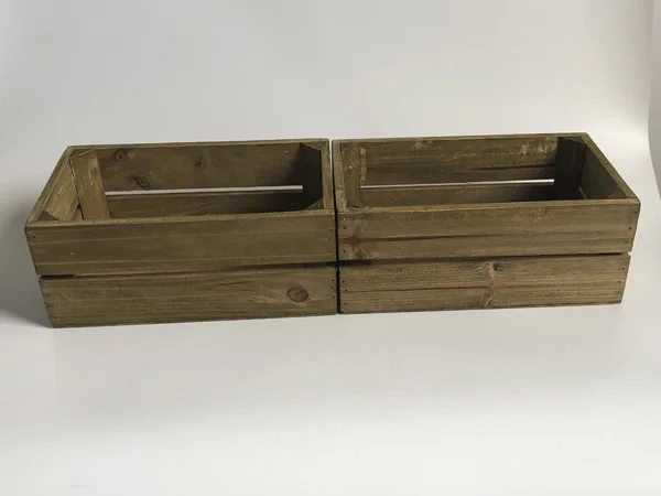 

4Pcs/lot D20.5XH8.5CM Small Wood Box Succulents pots Rectangle wooden boxes Storage Case SF-05222S